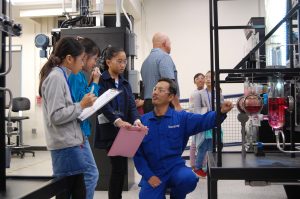 Japanese Language Supplementary School of Houston students explore San Jacinto College's CPET labs