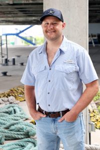 Portrait of San Jacinto College maritime alumnus Warren Buhrman