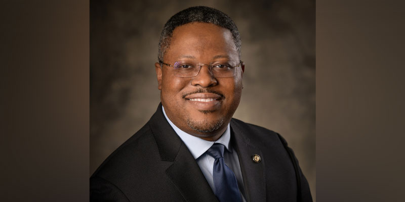 Headshot of Dr. Alexander Okwonna, deputy chancellor and College president.