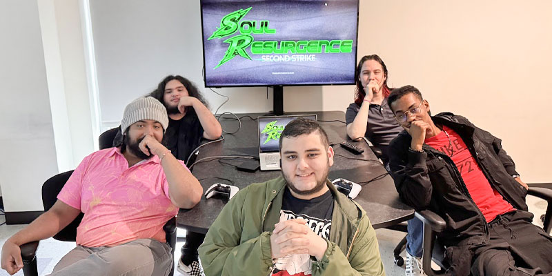 San Jacinto College game design team.