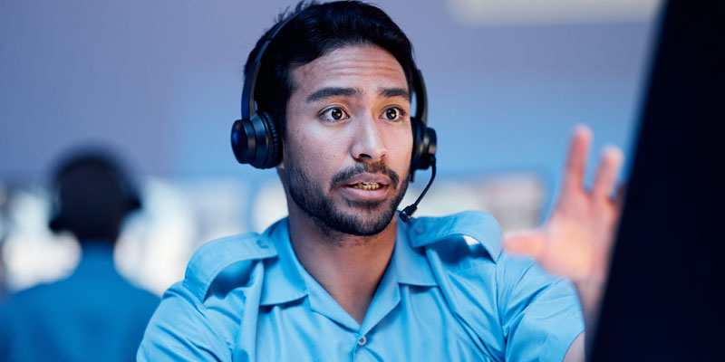 A dispatcher.