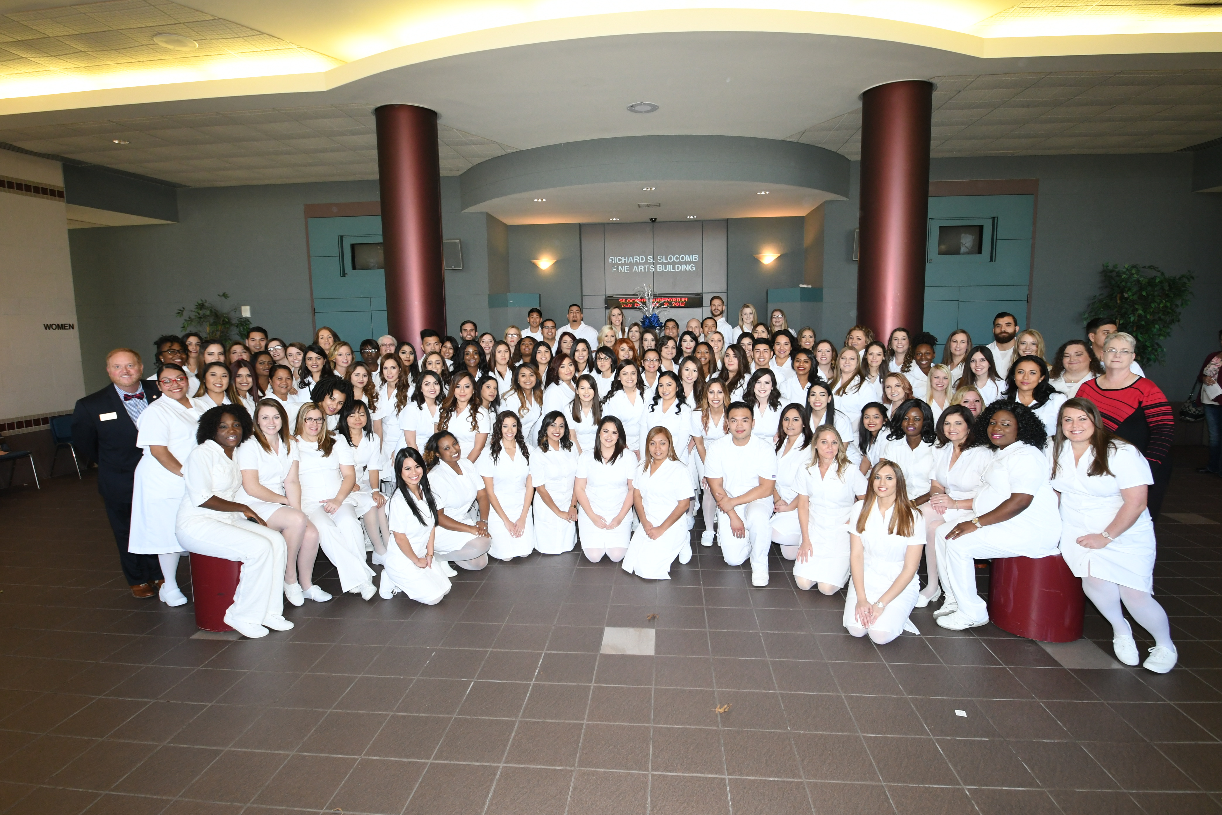 Fall 2016 San Jacinto College nursing graduates from North Campus. Photo credit: Jeannie Peng Mansyur, San Jacinto College public relations, marketing and government affairs