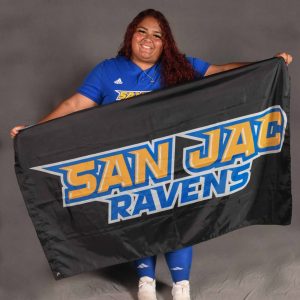 Ravens softball player Emily Garcia