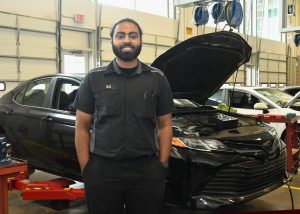 Kirula Silva, auto tech student