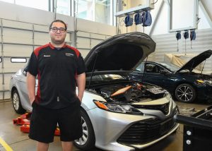 Richard Harris, auto tech student
