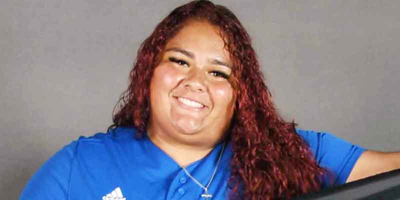 Ravens softball player Emily Garcia