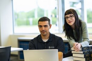 Students in the law and legal studies program