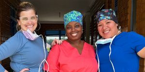 Three San Jacinto College nursing graduates