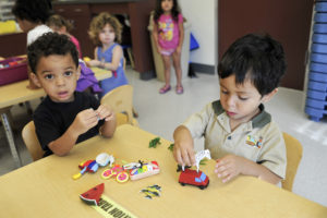 San Jacinto College operates full-service children’s centers that support learning for young children while also modeling model best practices for early childhood development students. Photo credit: Rob Vanya.
