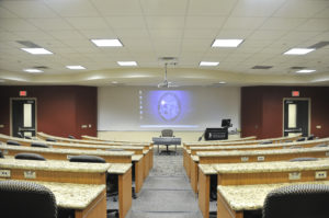 Lecture hall: Large conference room at the San Jacinto College South Campus
